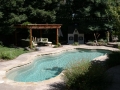 Freeform Swimming Pool with Pergola