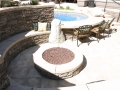 Swimming Pool with Firepits