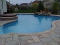 Swimming Pool &amp; Spa with Rock Waterfalls