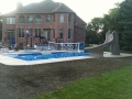 Swimming Pool &amp; Spa with Volleyball Net and Slide