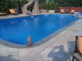 Inground Swimming Pool &amp; Spa with Slide