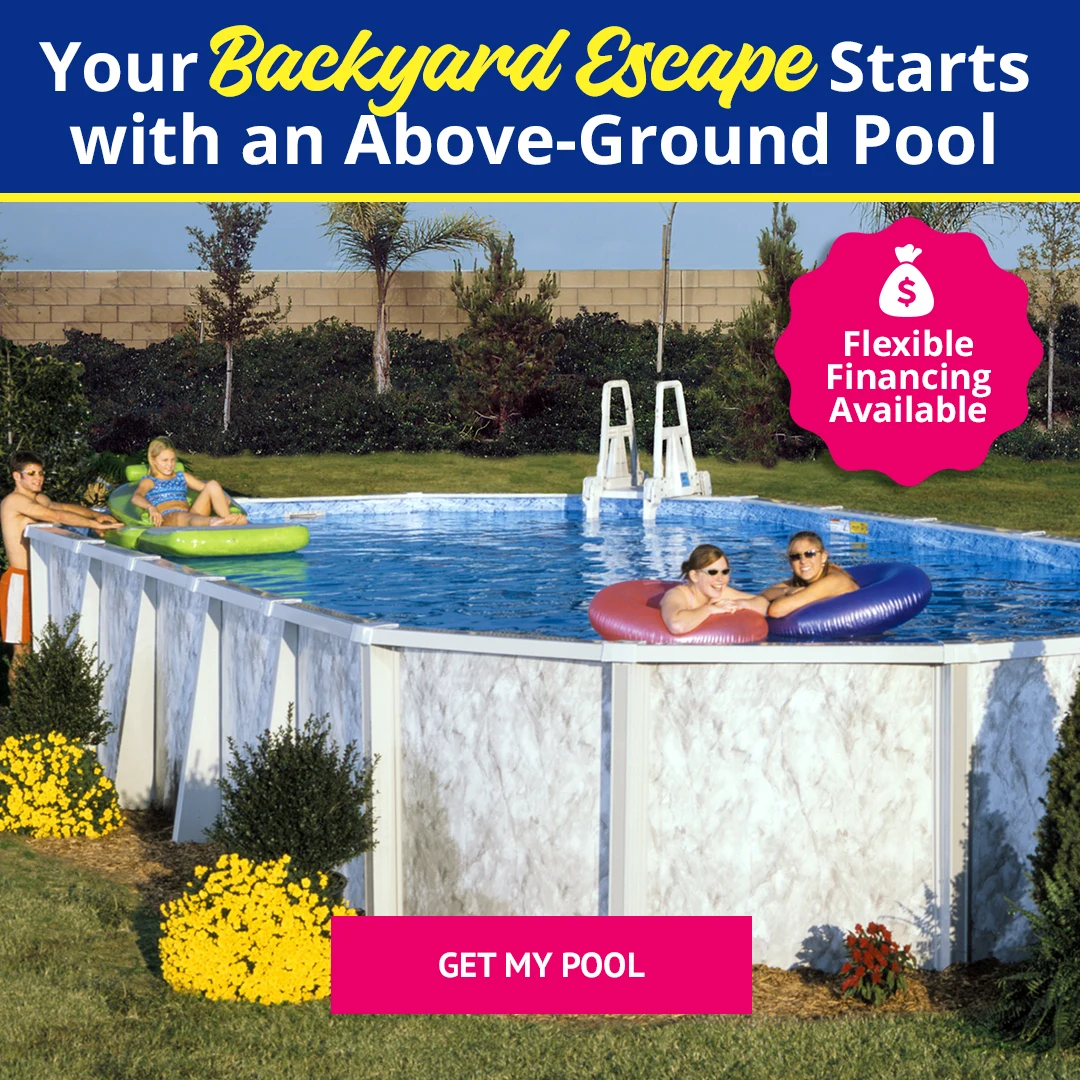 Russos Above Ground Pool Backyard Escape